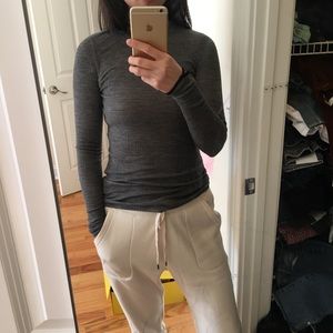 NEW! 100%wool grey turtleneck sweater